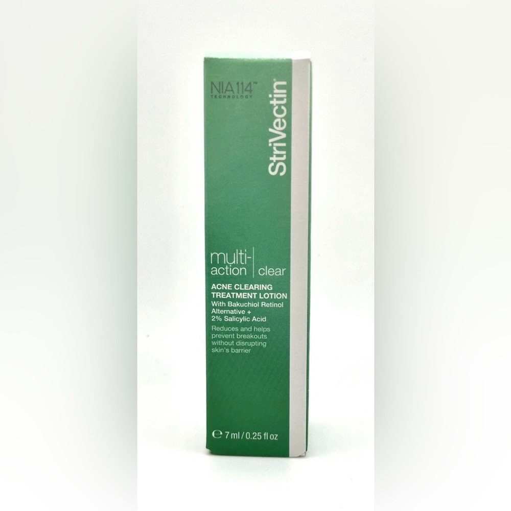 NIB StriVectin Multi-Action Clear Acne Clearing Treatment Lotion 7 ml / 0.25 oz